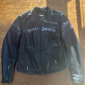 Harley-Davidson Women's Miss Enthusiast Leather Riding Jacket